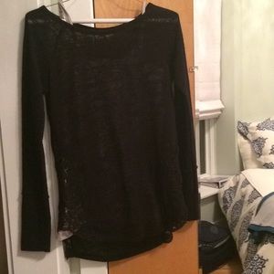 Versatile light weigtht to semi sheer long sleeve